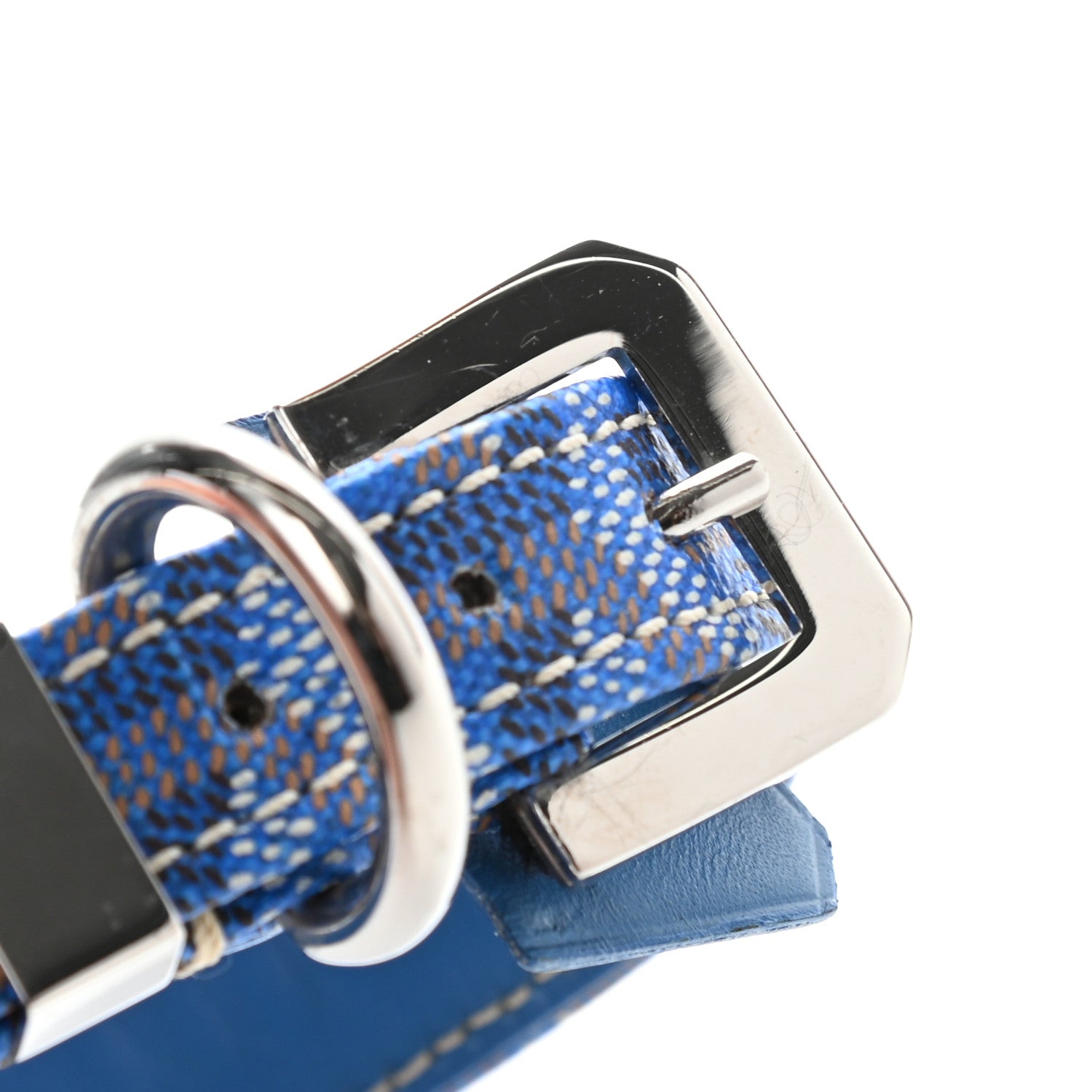 Goyard Goyardine Dog Collar Sky Blue 5 of 7
