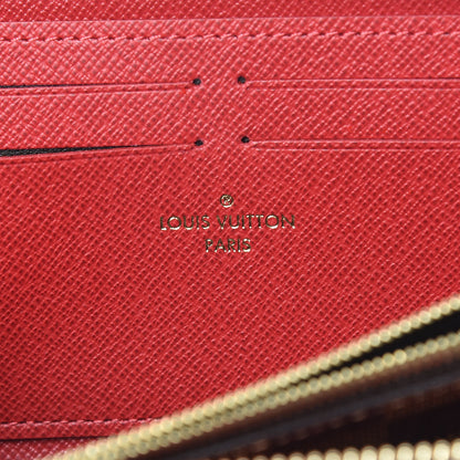 Louis Vuitton Damier Ebene Clemence Wallet Cherry 6 of 10
