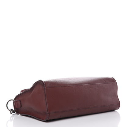 Balenciaga Veau Soyeux Perforated Blackout Hardware S City Rouge Bordeaux 4 of 10