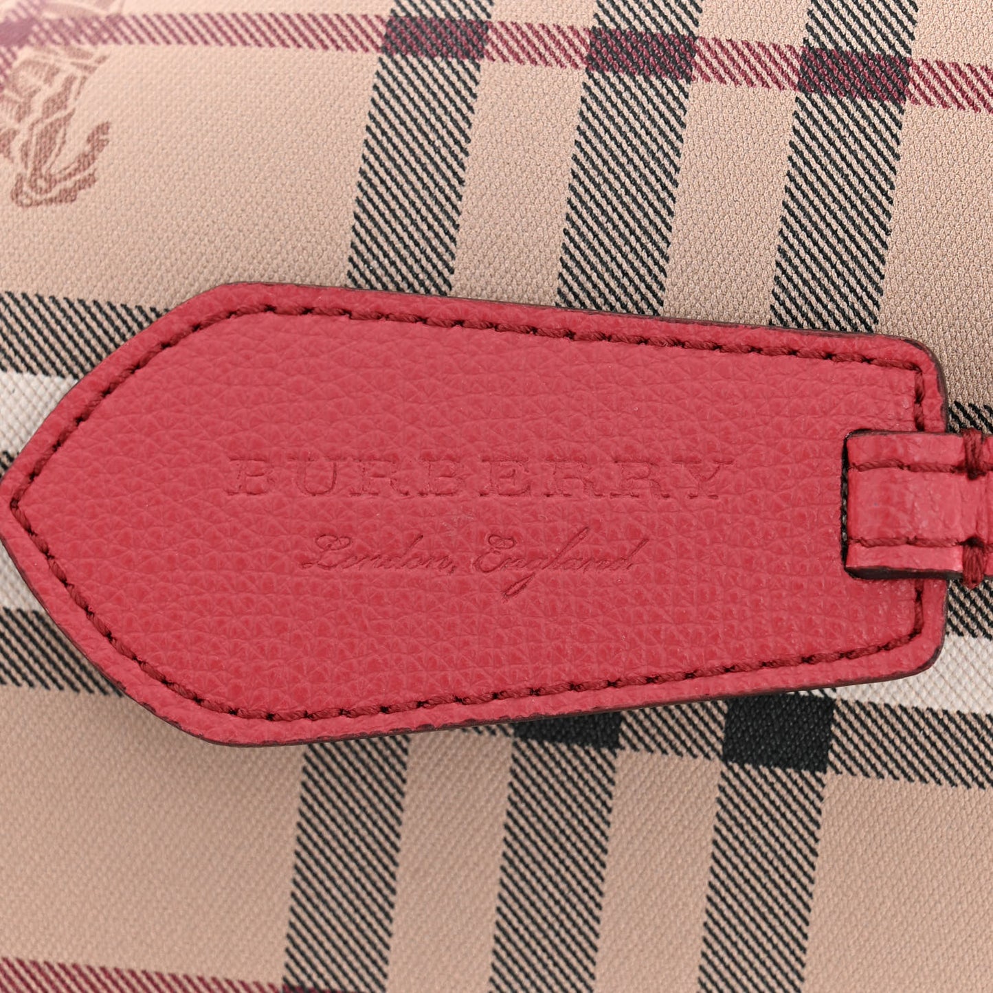 Haymarket Check Colours Small Lorne Bucket Crossbody Pink