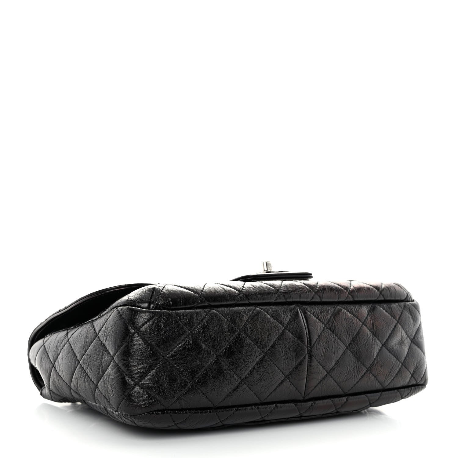 Chanel Shiny Goatskin Quilted Flap Black 4 of 10