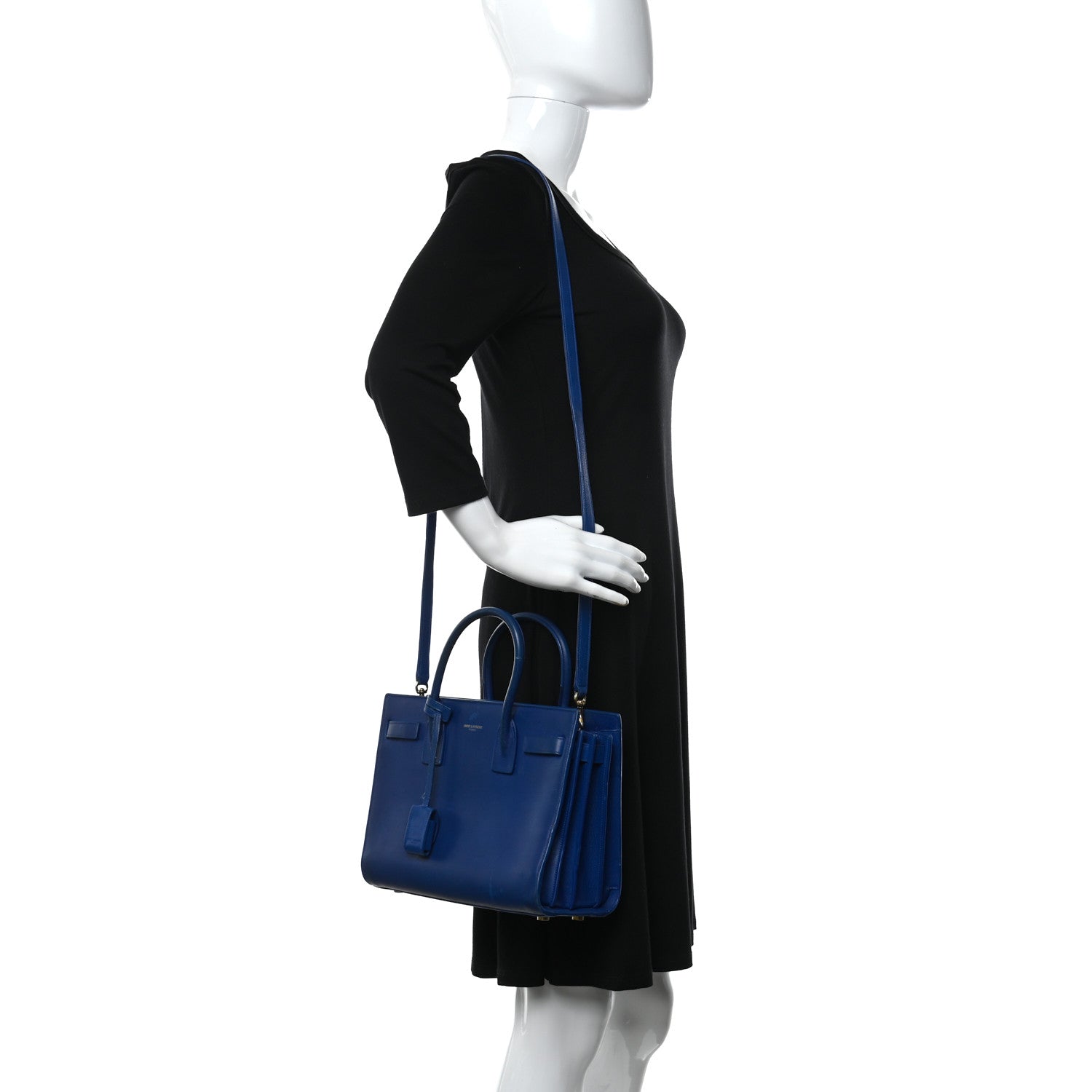 Saint Laurent Calfskin Baby Sac De Jour Royal Blue 2 of 24