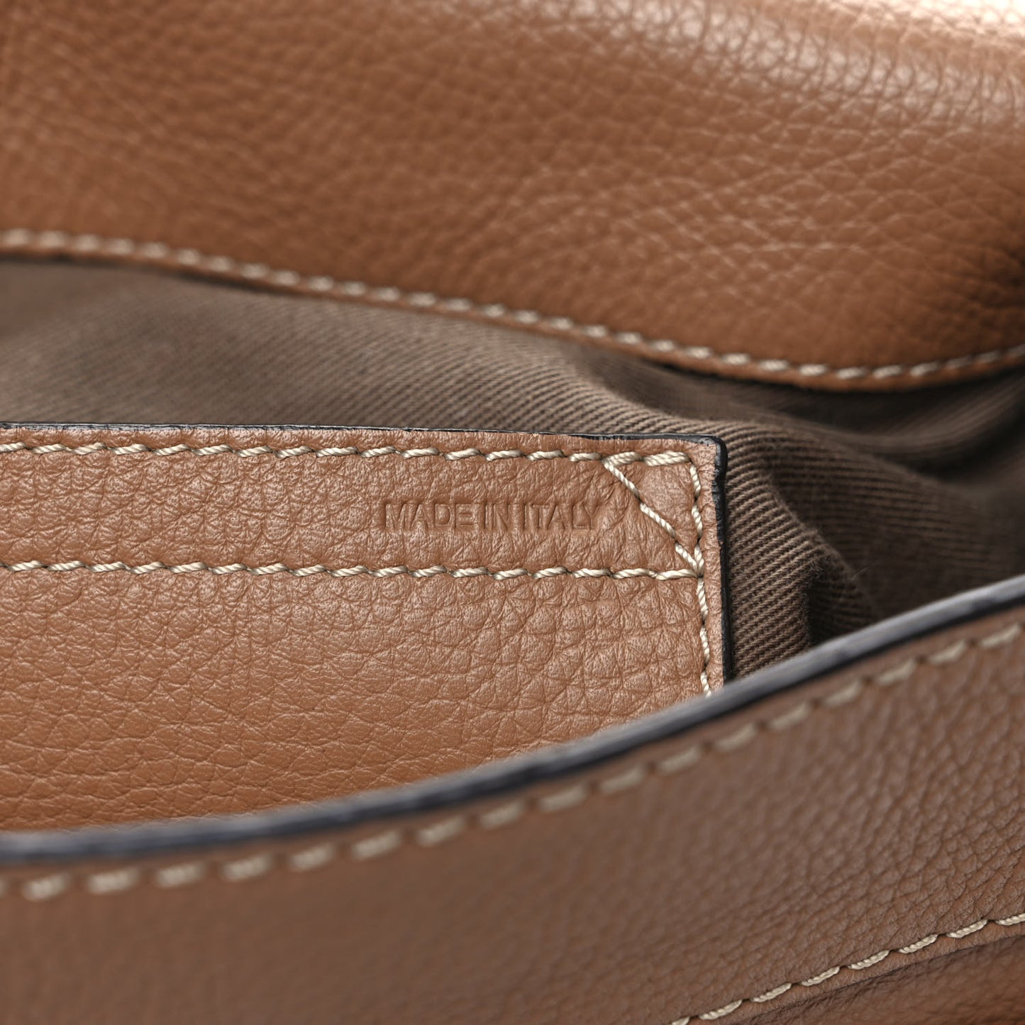 Calfskin Medium Marcie Round Crossbody Bag Nut