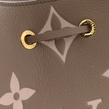 Louis Vuitton Empreinte Monogram Giant Neonoe MM Tourterelle Creme 11 of 11