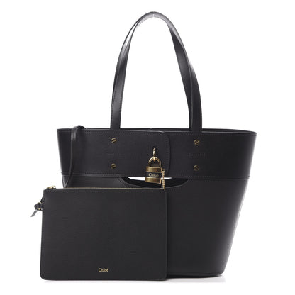 Chloe Smooth Grained Calfskin Small Aby Tote Black 1 of 10