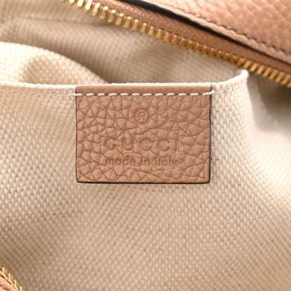 Gucci Pebbled Calfskin Small Soho Disco Bag Camelia 6 of 10