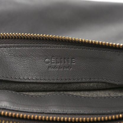 Celine Lambskin Large Trio Crossbody Bag Medium Grey 8 of 12