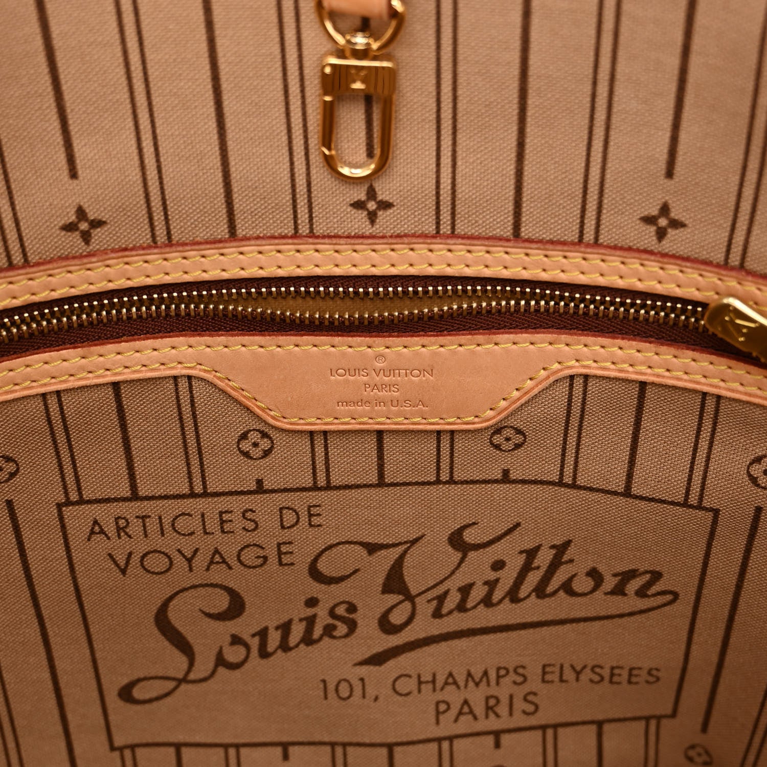 Louis Vuitton Monogram Neverfull MM 6 of 14