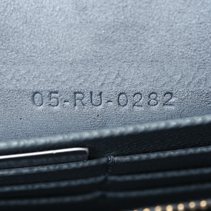 Christian Dior Grained Calfskin Saddle Chain Pouch Cloud Blue 7 of 10