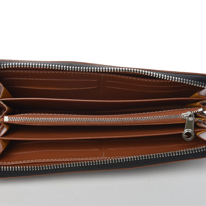 Goyard Goyardine Matignon Zip Around GM Wallet Black Gold 7 of 12