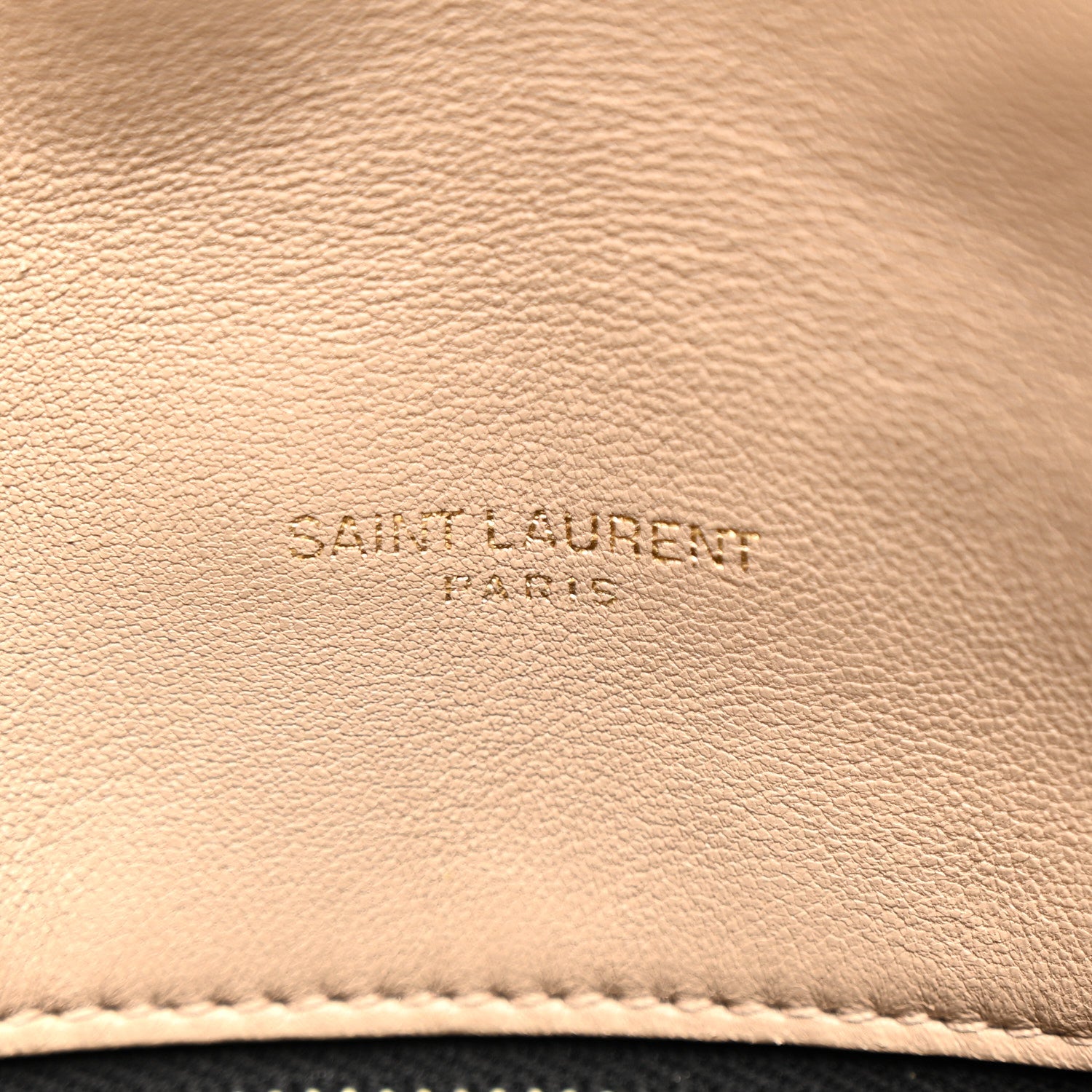 Saint Laurent Lambskin Quilted Toy Loulou Puffer Monogram Chain Satchel Dark Beige 7 of 11