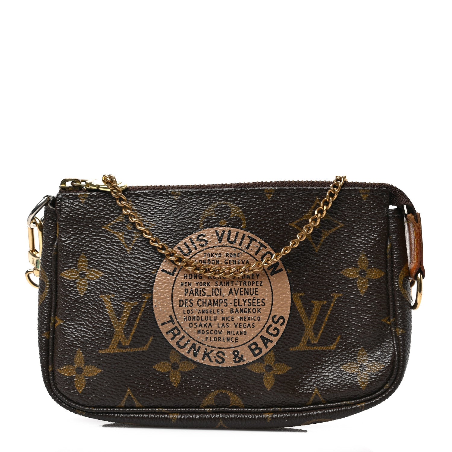Louis Vuitton Monogram Complice Trunks and Bags Mini Pochette Accessories Beige 1 of 9
