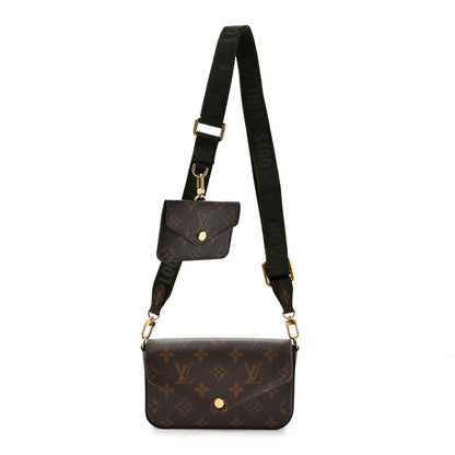 Louis Vuitton Monogram Felicie Strap & Go Kaki 1 of 12