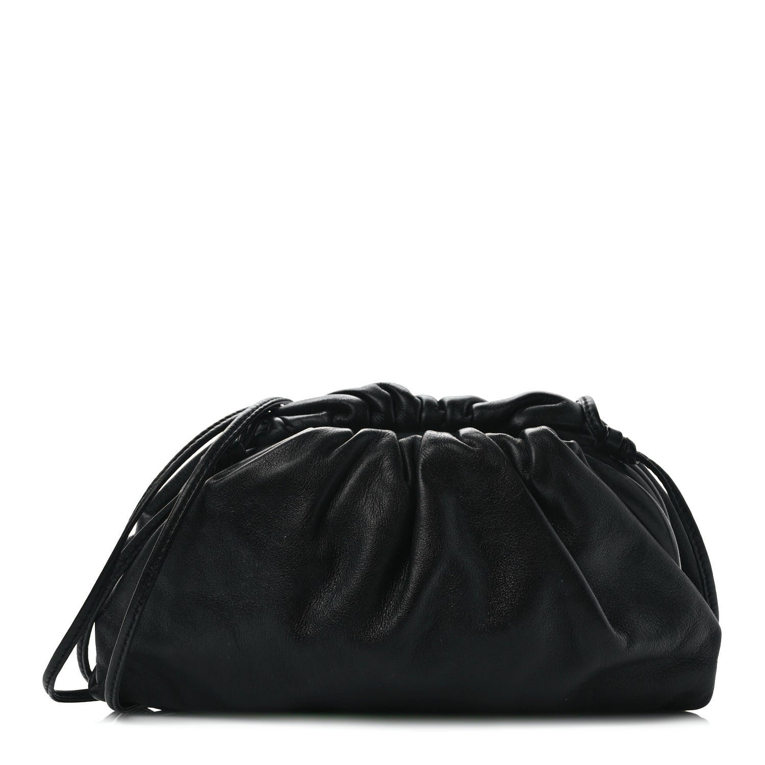 Bottega Veneta Butter Calfskin The Mini Pouch Black 1 of 8