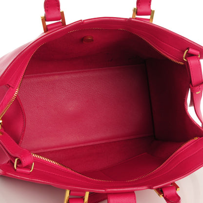 Saint Laurent Calfskin Small Classic Y Cabas Fuchsia 5 of 8