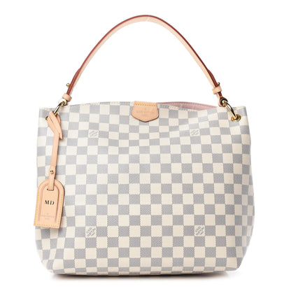 Louis Vuitton Damier Azur Graceful PM Rose Ballerine 1 of 11