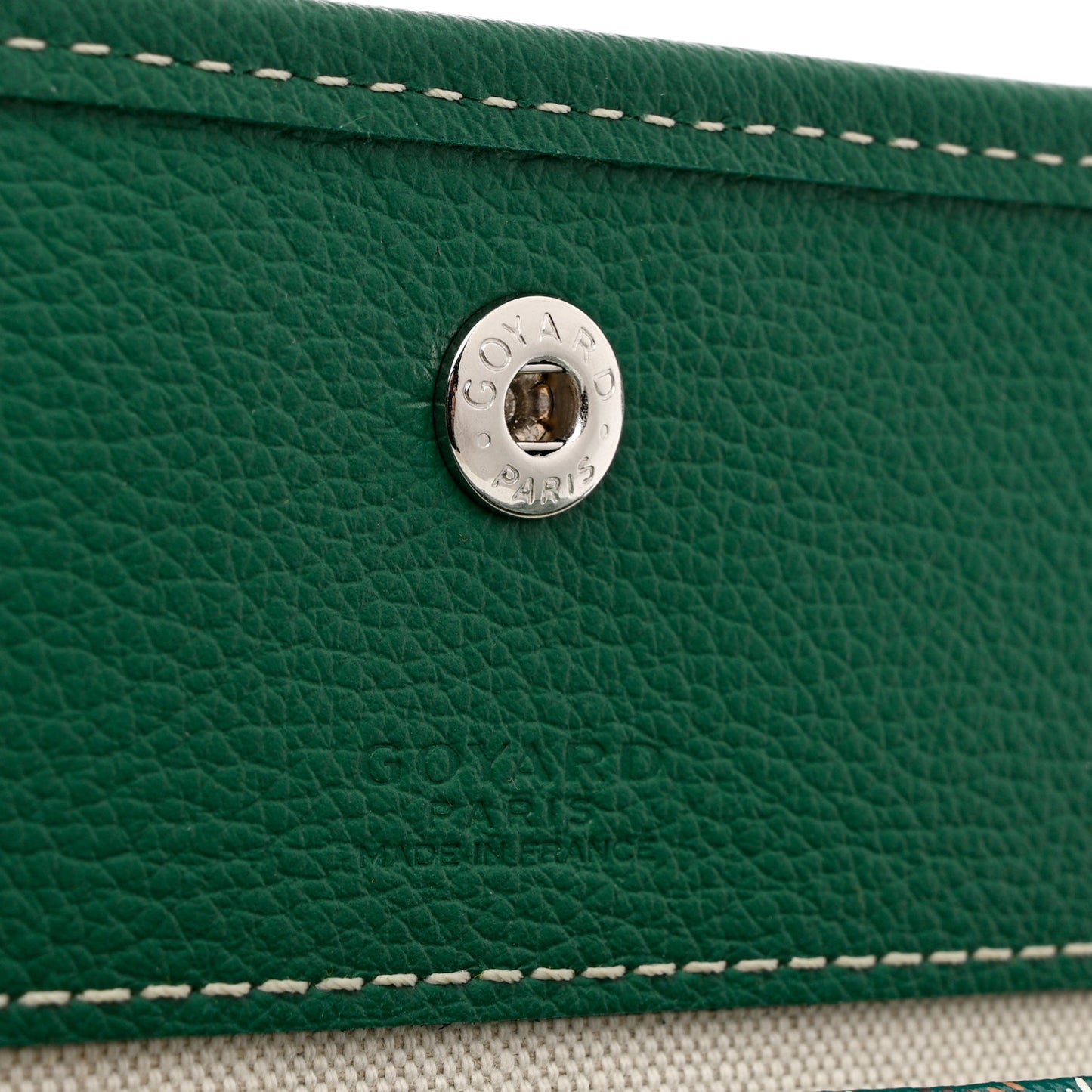 Goyardine Pouch Green