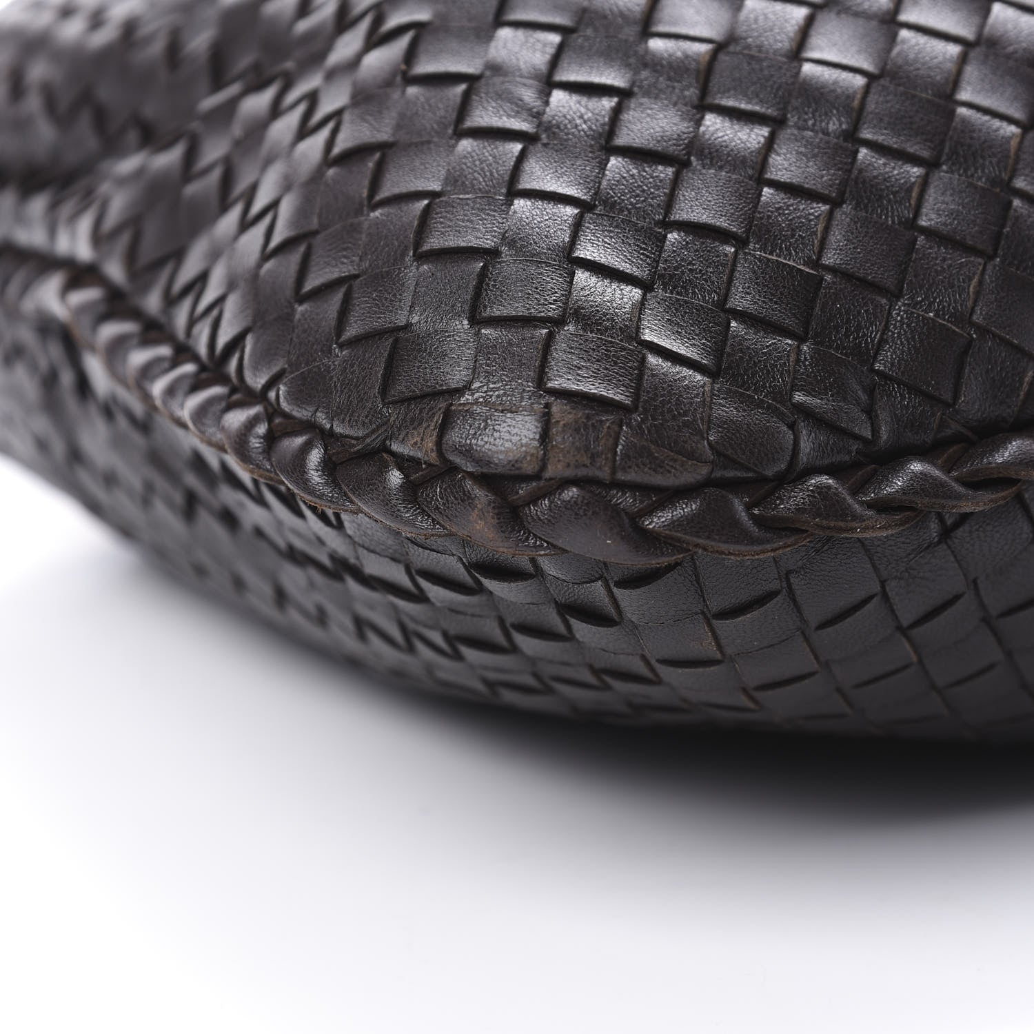 Bottega Veneta Nappa Intrecciato Large Veneta Hobo Ebano 9 of 10