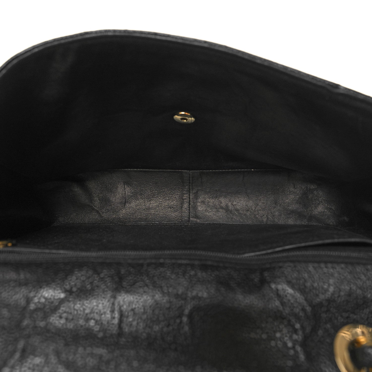 Chanel Caviar Quilted Jumbo Single Flap Black 5 of 12