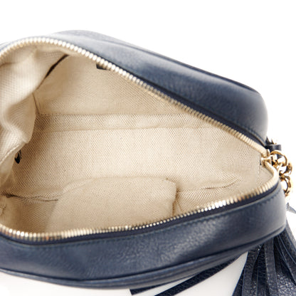 Gucci Pebbled Calfskin Small Soho Disco Bag Blue 5 of 11