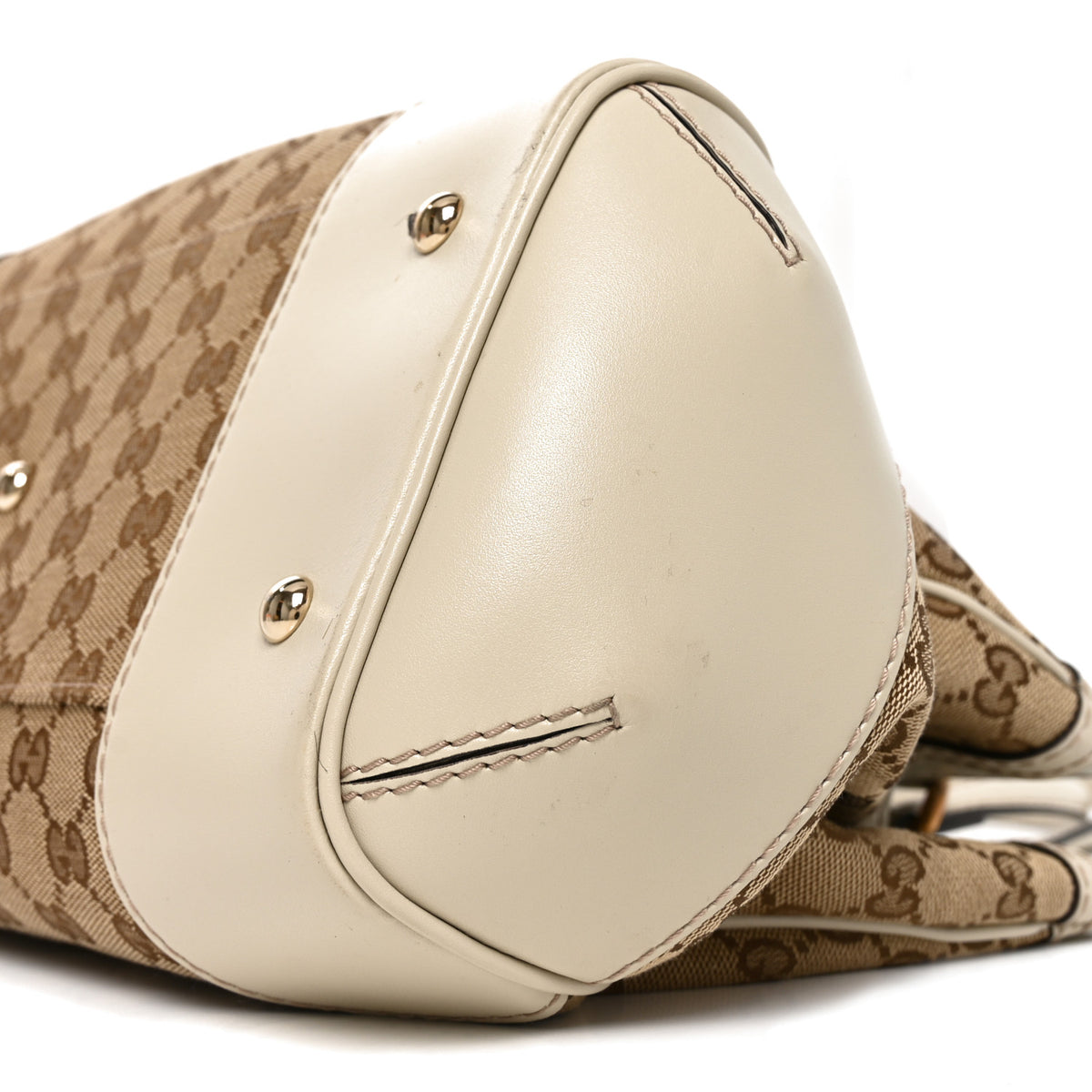 Monogram Web Medium Mayfair Tote Off White