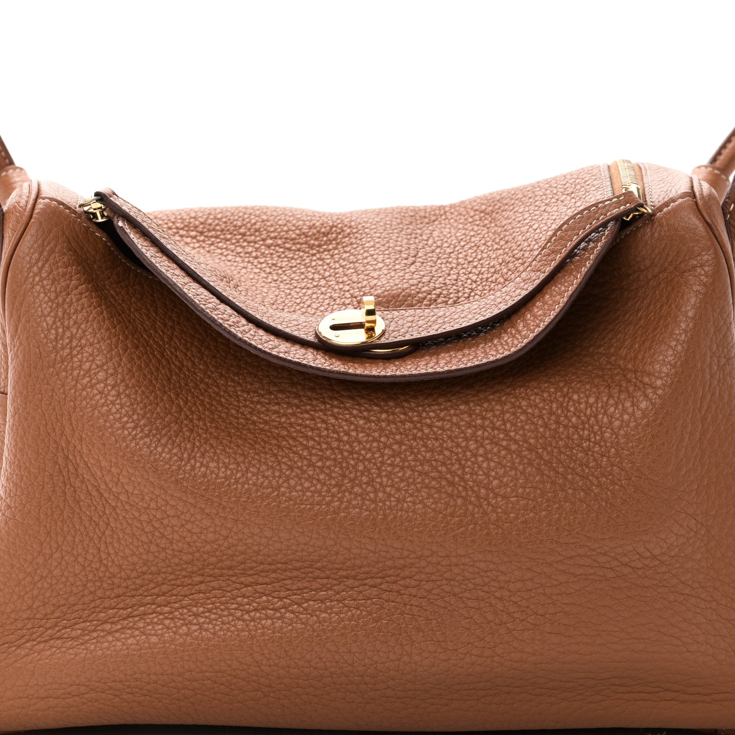 Hermes Taurillon Clemence Lindy 34 Gold 8 of 12