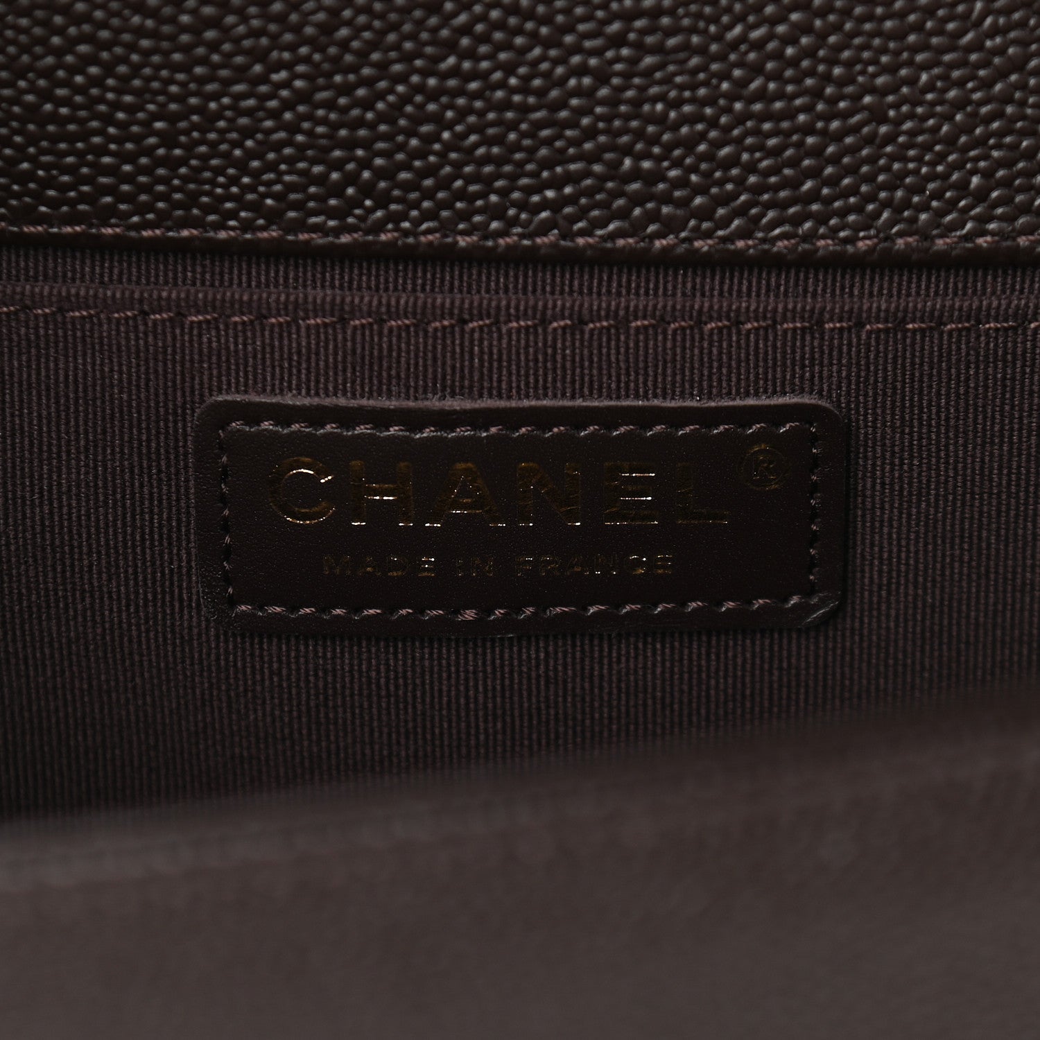 Chanel Caviar Quilted Medium Boy Flap Dark Brown 5 of 8