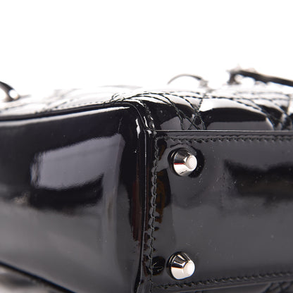 Christian Dior Patent Cannage Mini Lady Dior Black 8 of 12