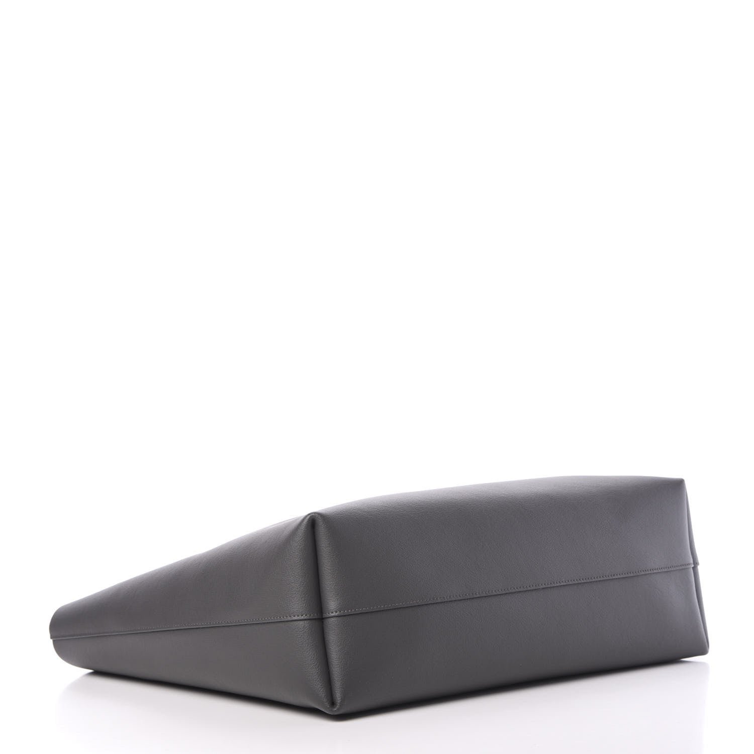 Saint Laurent Calfskin Large Shopping Tote Dark Grey 4 of 12