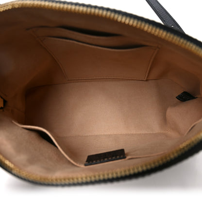 Gucci Calfskin GG Web Small Ophidia Dome Shoulder Bag Black 5 of 10