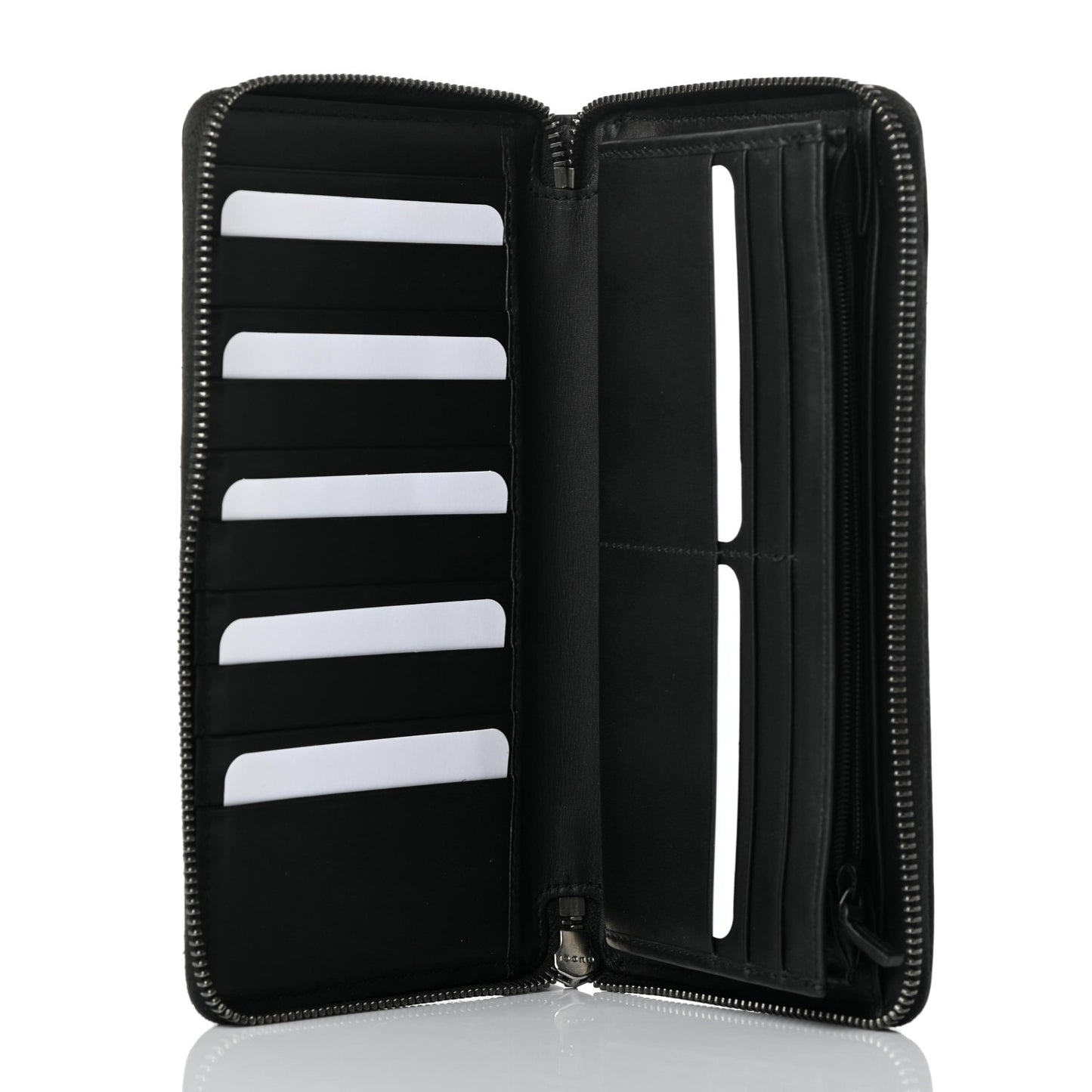 GG Supreme Monogram Zip Around Wallet