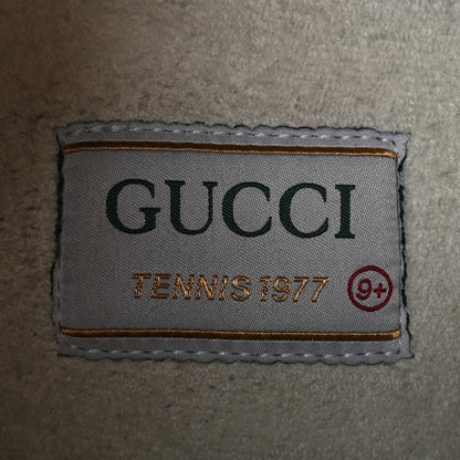 Gucci GG Monogram Web Mens 1977 Tennis High Top Sneakers 9.5 Beige Ebony Mystic White 7 of 14