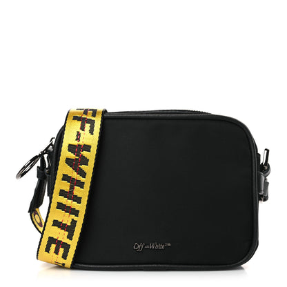 Off-White Nylon Logo Print Crossbody Bag Black 1 of 8