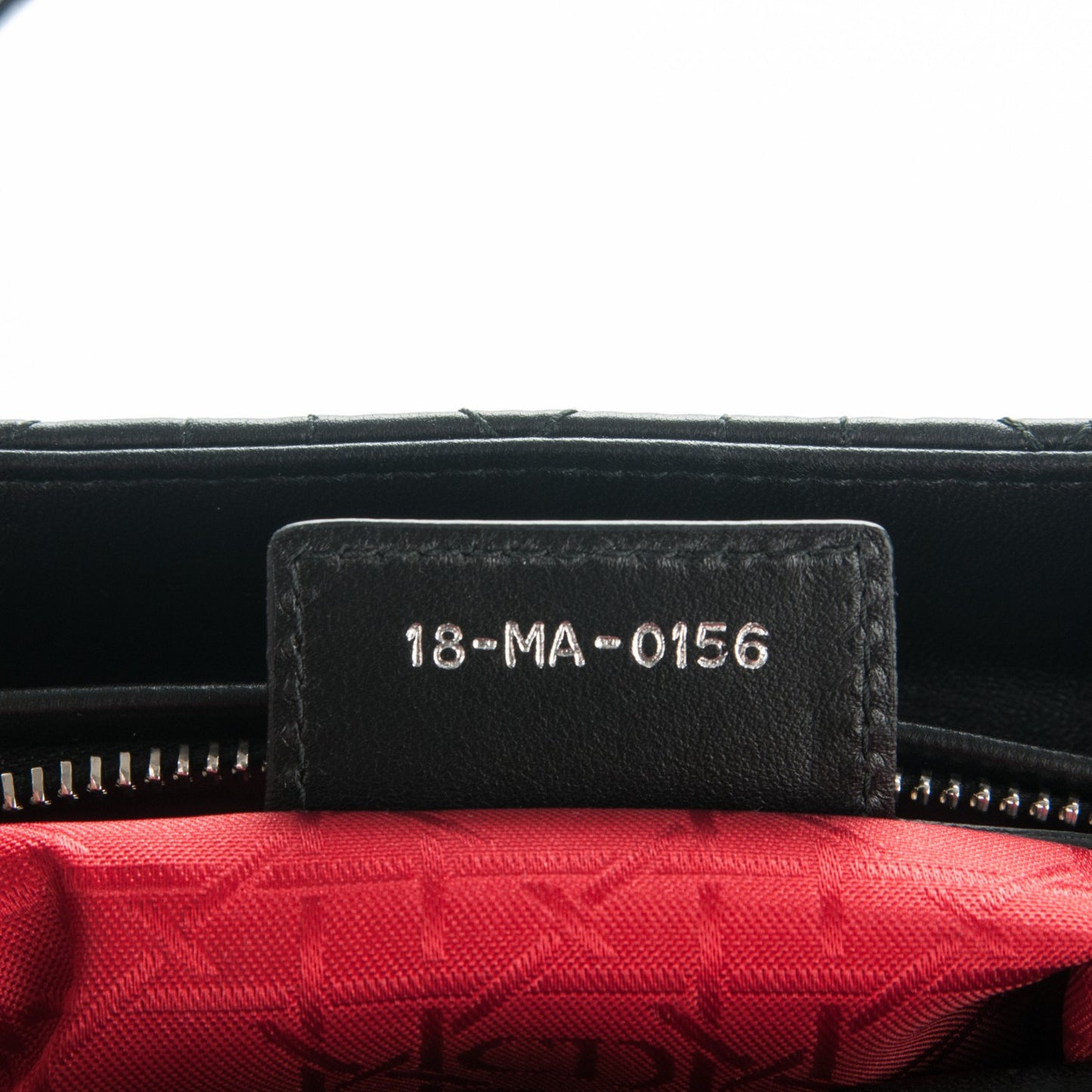Lambskin Cannage Medium Lady Dior Black