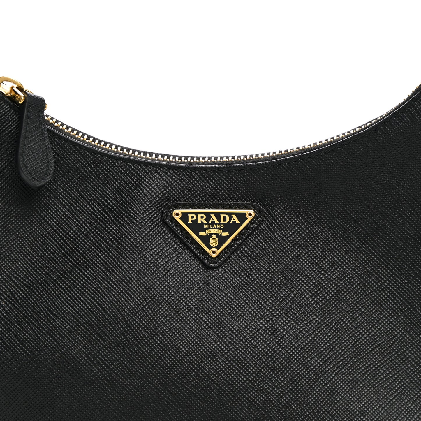 Saffiano Lux Re-Edition 2005 Shoulder Bag Black