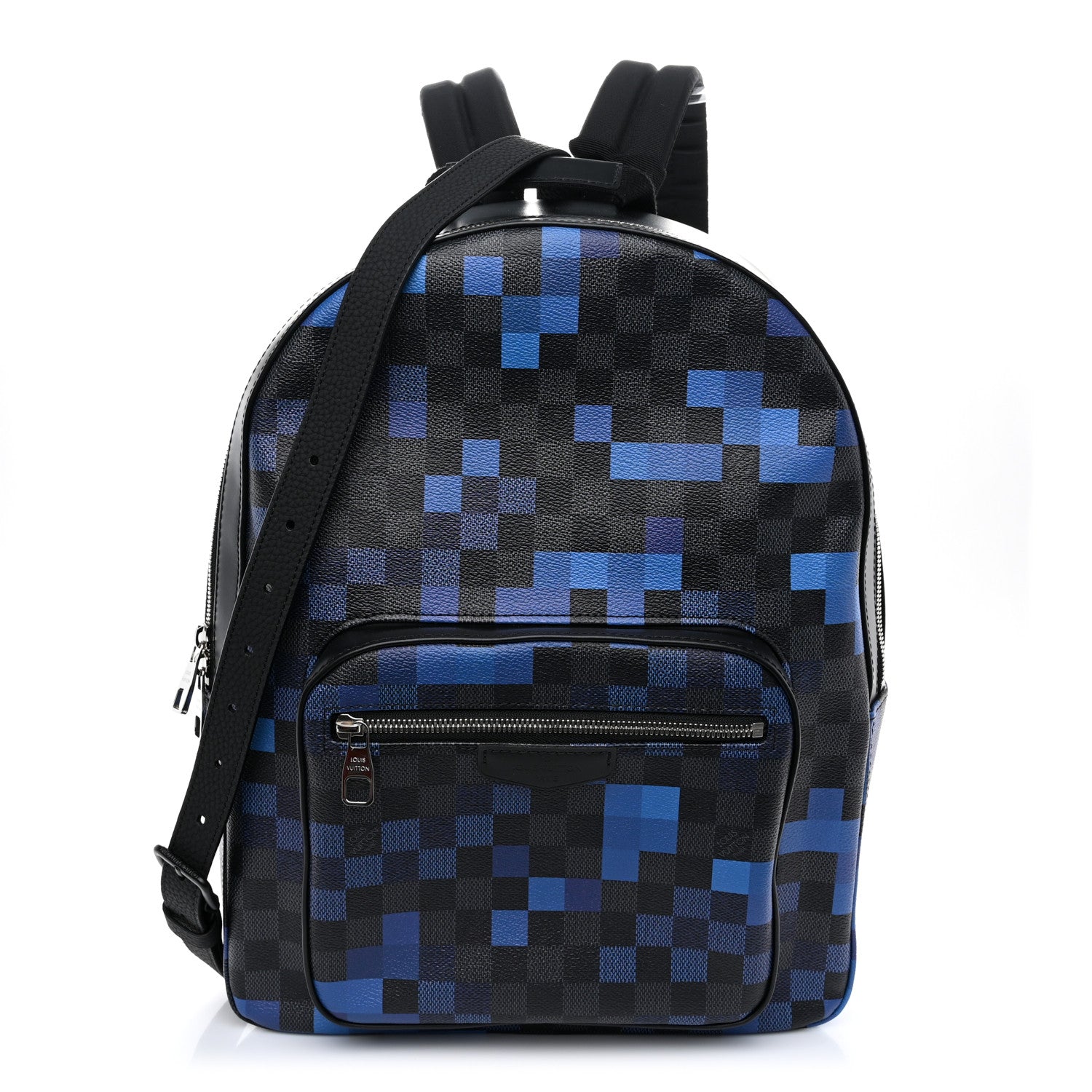 Louis Vuitton Damier Graphite Pixel Josh Backpack Blue 1 of 9
