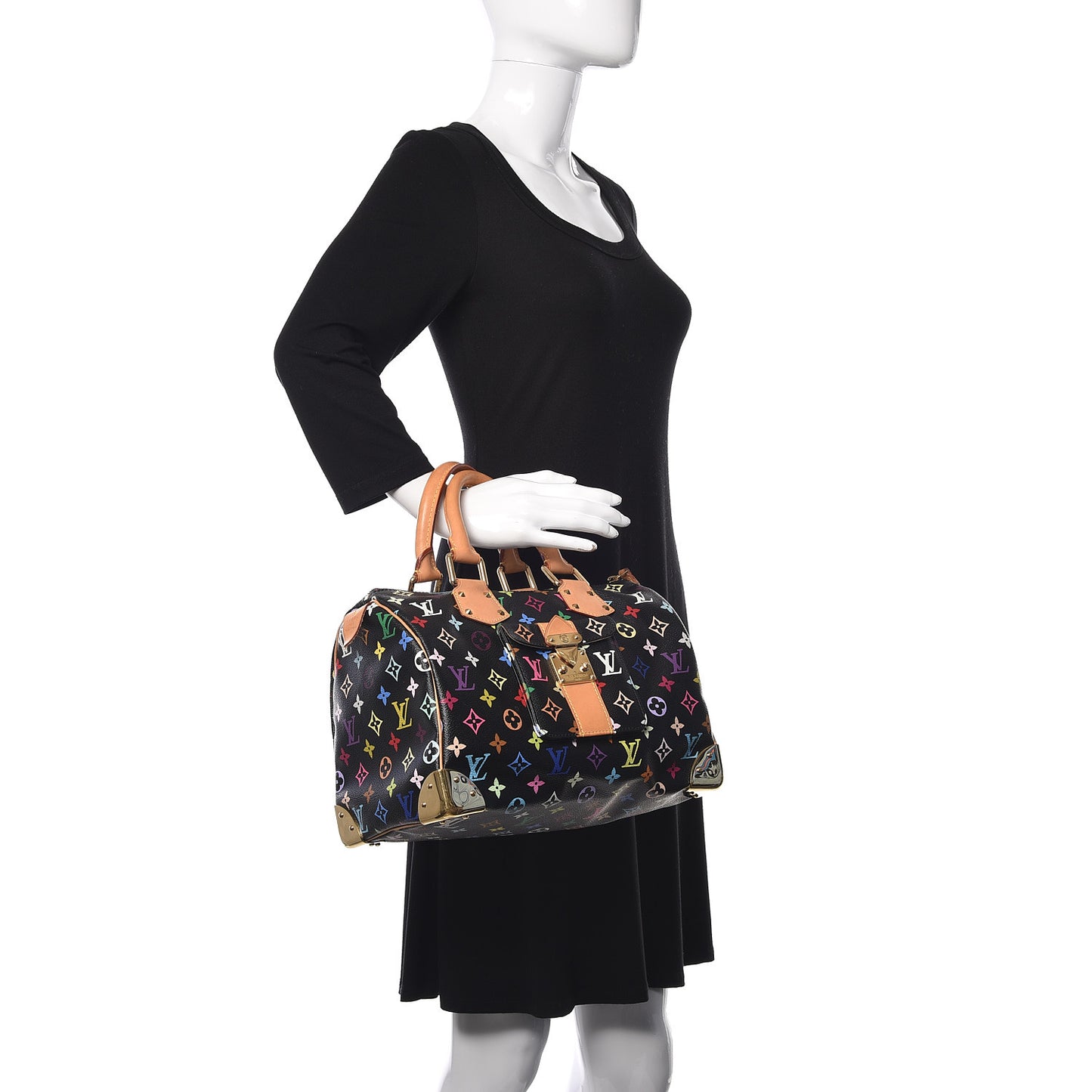 Monogram Multicolor Speedy 30 Black
