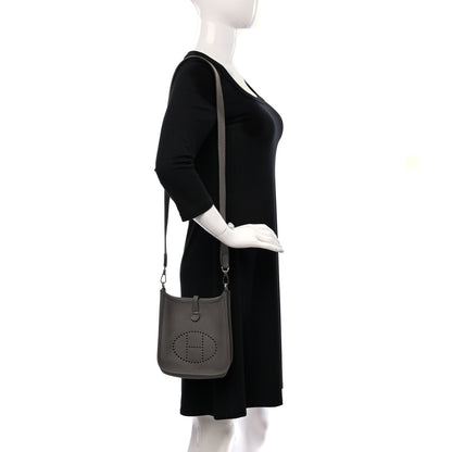 Hermes Taurillon Clemence Evelyne TPM Etain 2 of 14