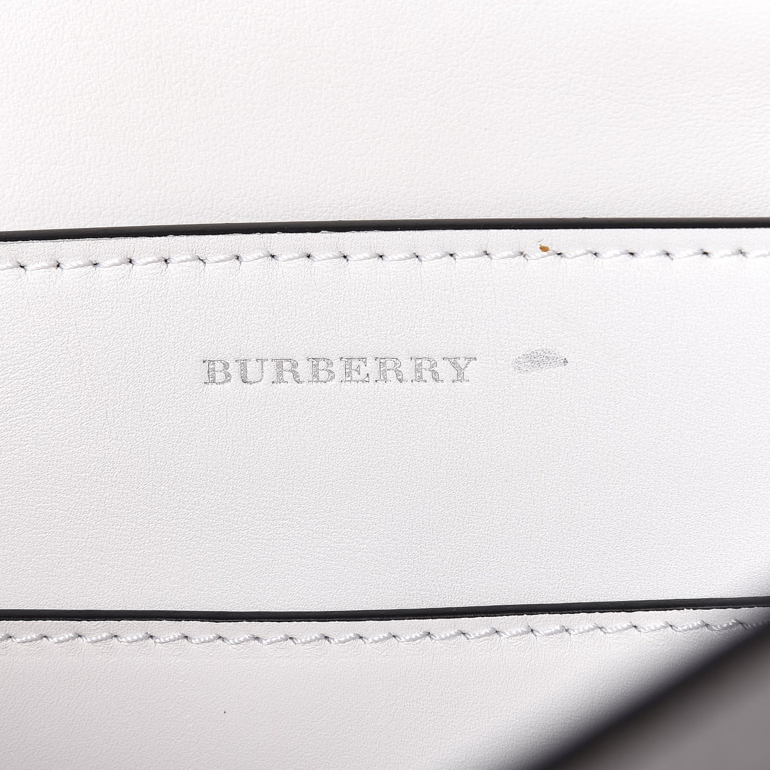 Burberry Canvas Calfskin Medium Belt Bag White 7 of 10