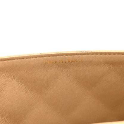 Chanel Lambskin Quilted Medium Single Flap Beige 8 of 16