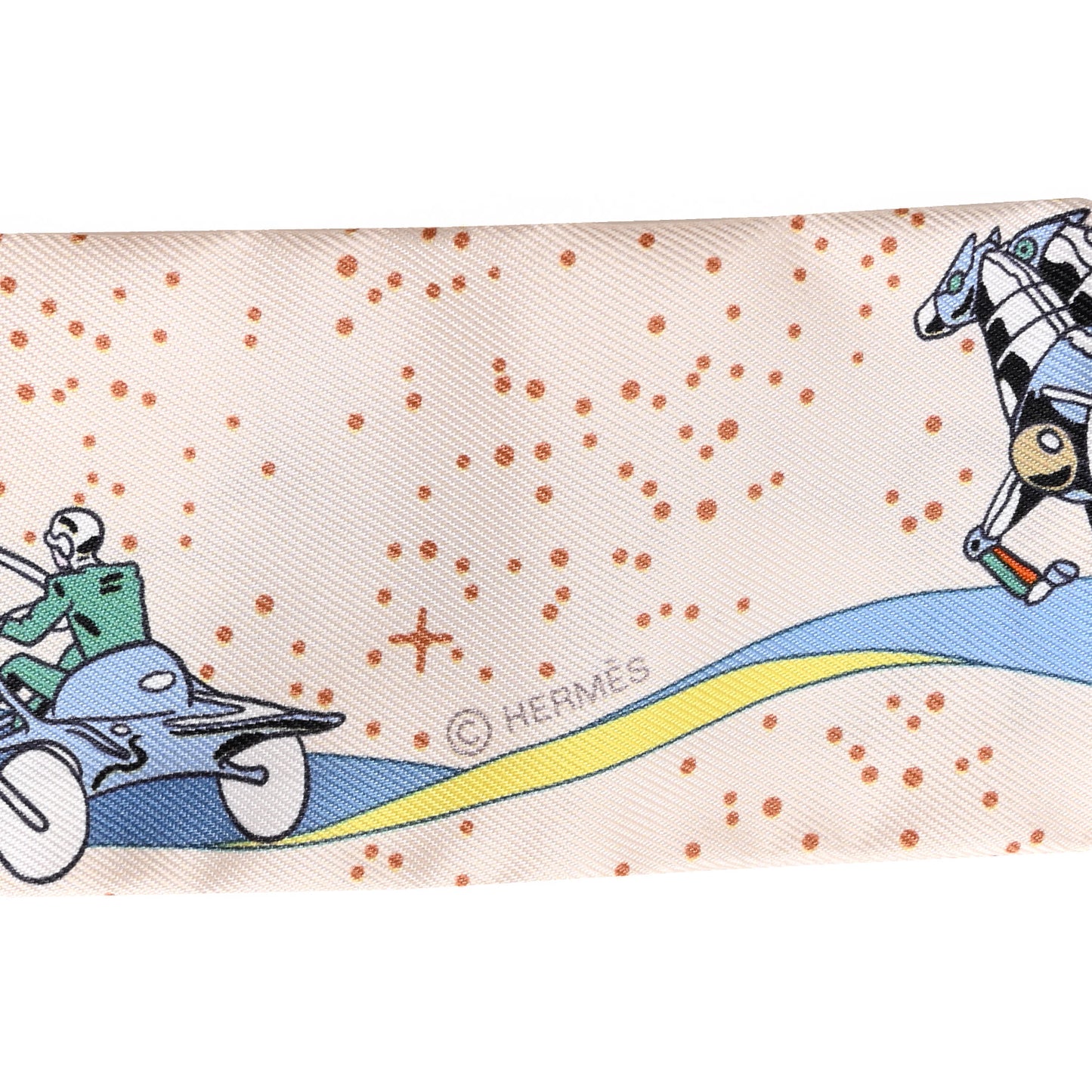 Silk Space Derby Twilly Creme Bleu Multicolor