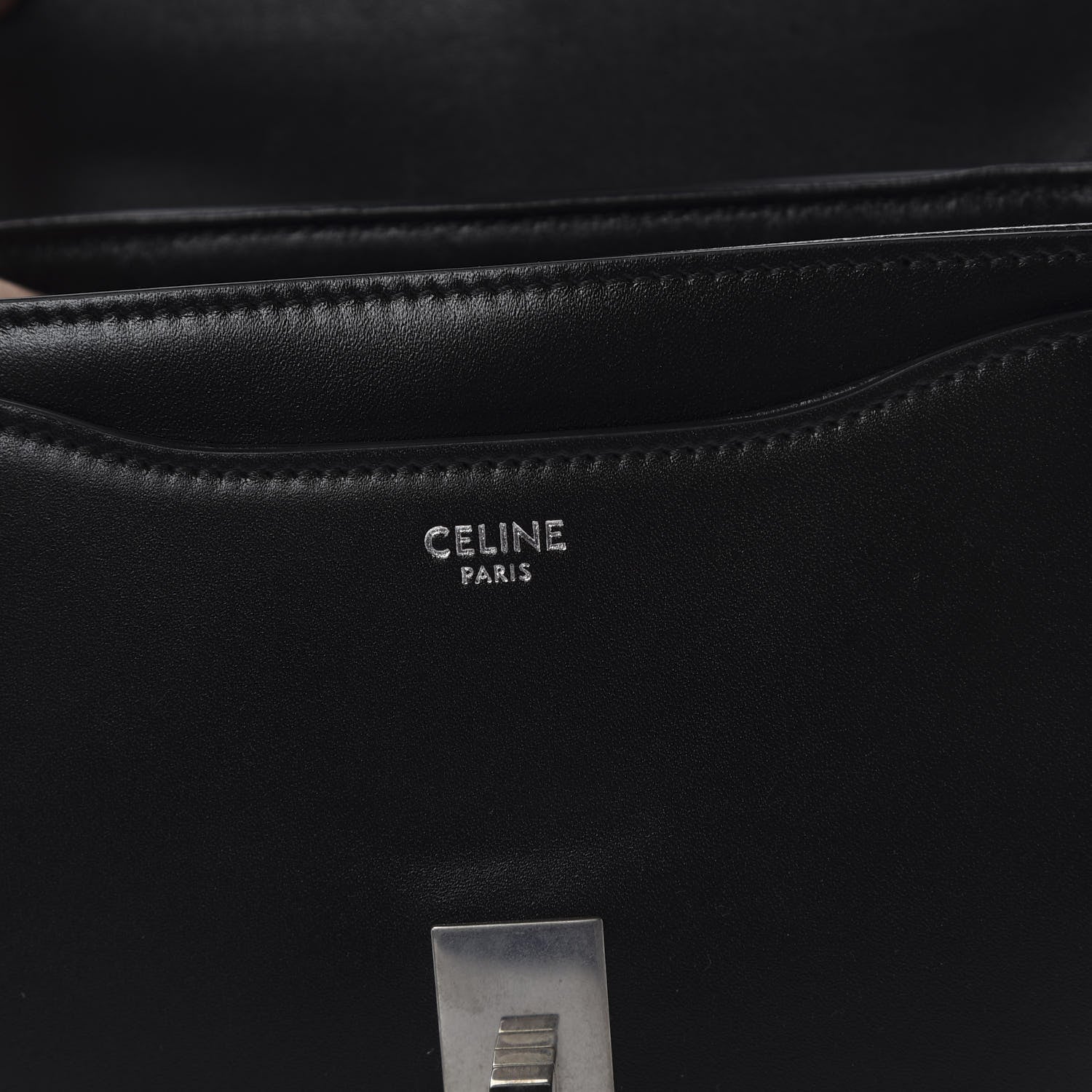 Celine Satinated Calfskin Besace Small 16 Black 8 of 9