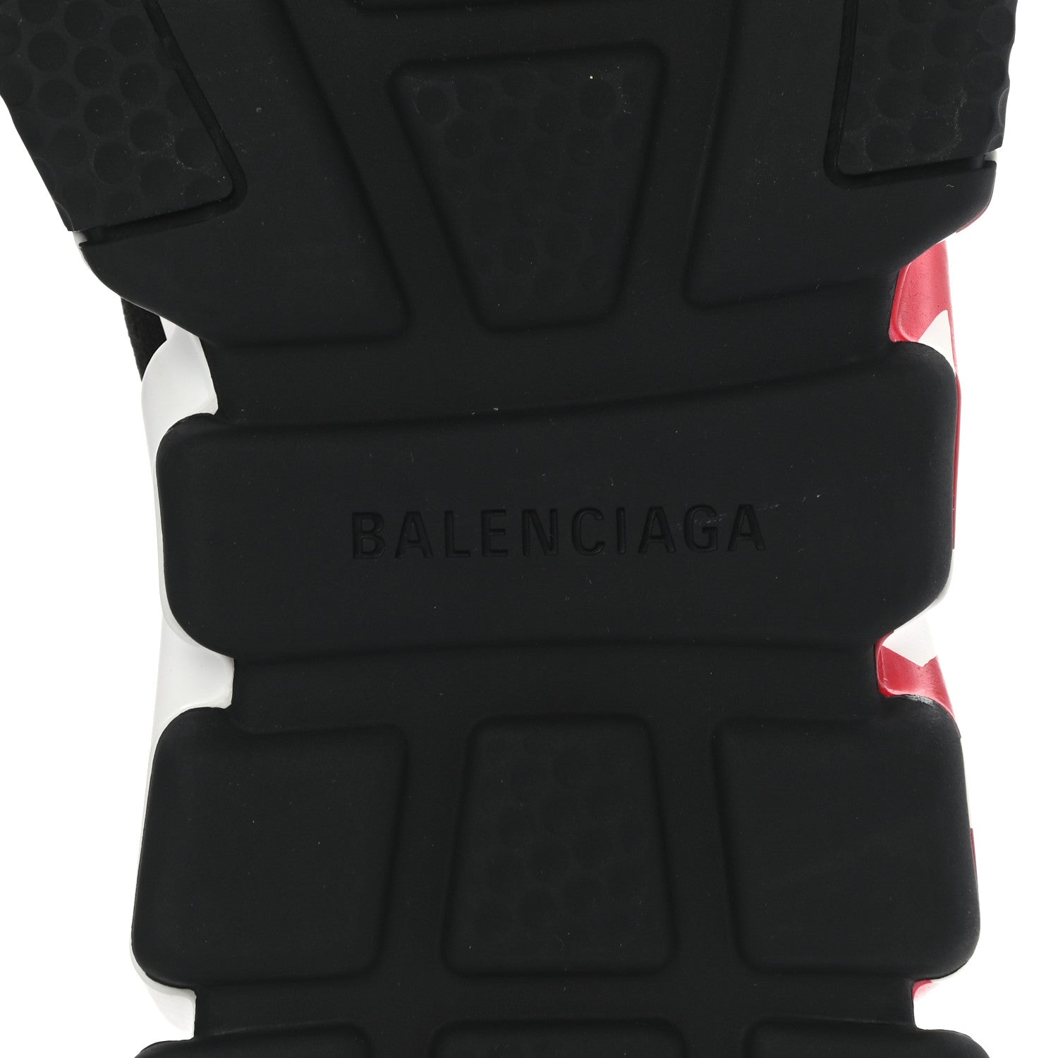 Balenciaga Neoprene Knit Womens Speed Graffiti Sneakers 41 Black White Red 6 of 8