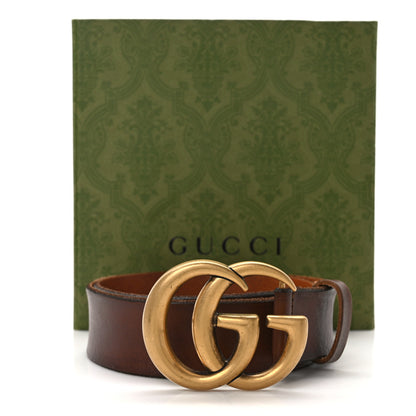 Gucci Faded Calfskin Double G 40mm Belt 70 28 Cuir 5 of 5