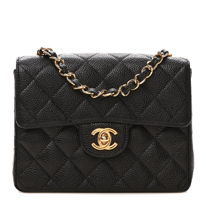 Chanel Caviar Quilted Mini Square Flap Black 1 of 9