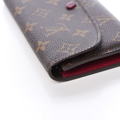 Louis Vuitton Monogram Emilie Wallet Fuchsia 12 of 15