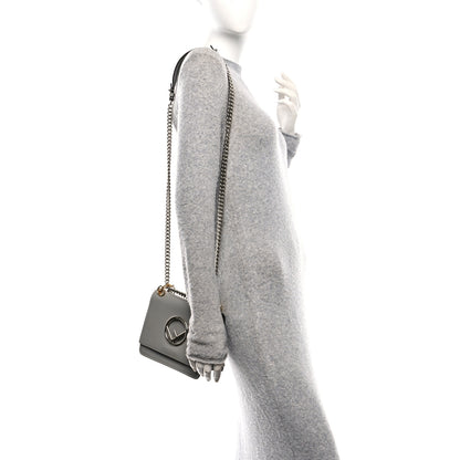 Fendi Vitello Century Opaco F is Fendi Small Kan I Shoulder Bag Ghiaccio 2 of 11