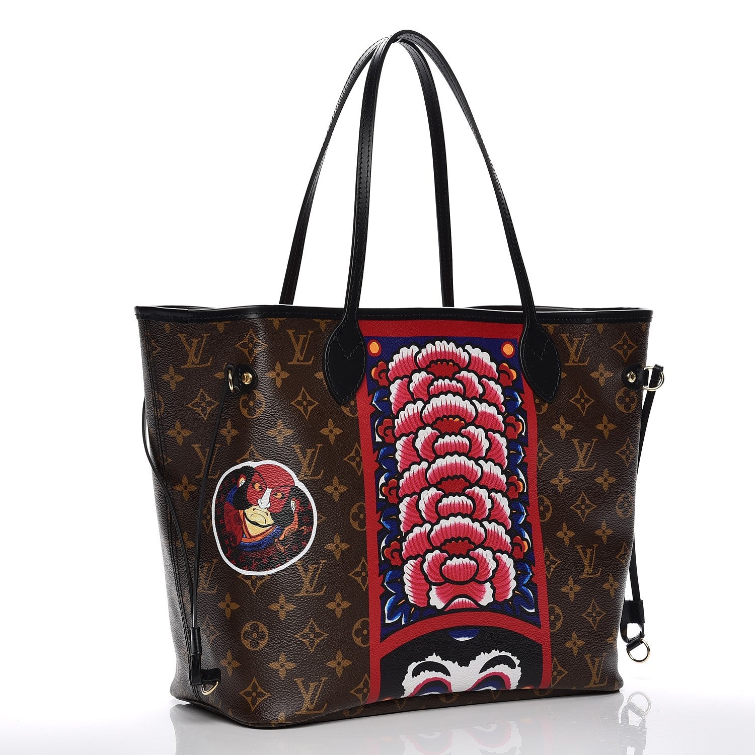 Louis Vuitton Monogram Kabuki Neverfull MM 3 of 10