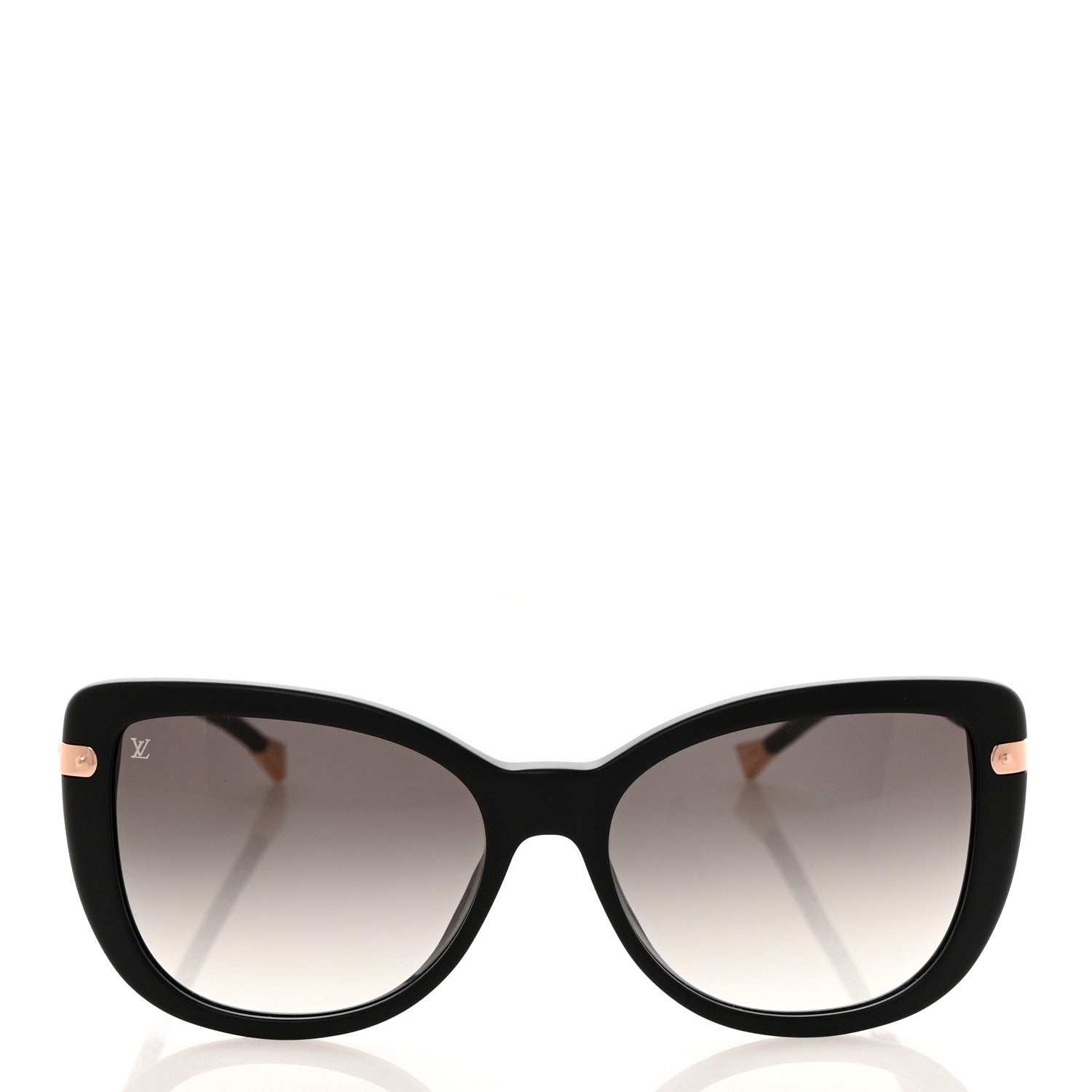 Louis Vuitton Monogram Acetate Charlotte Sunglasses Z0781E Black 3 of 9
