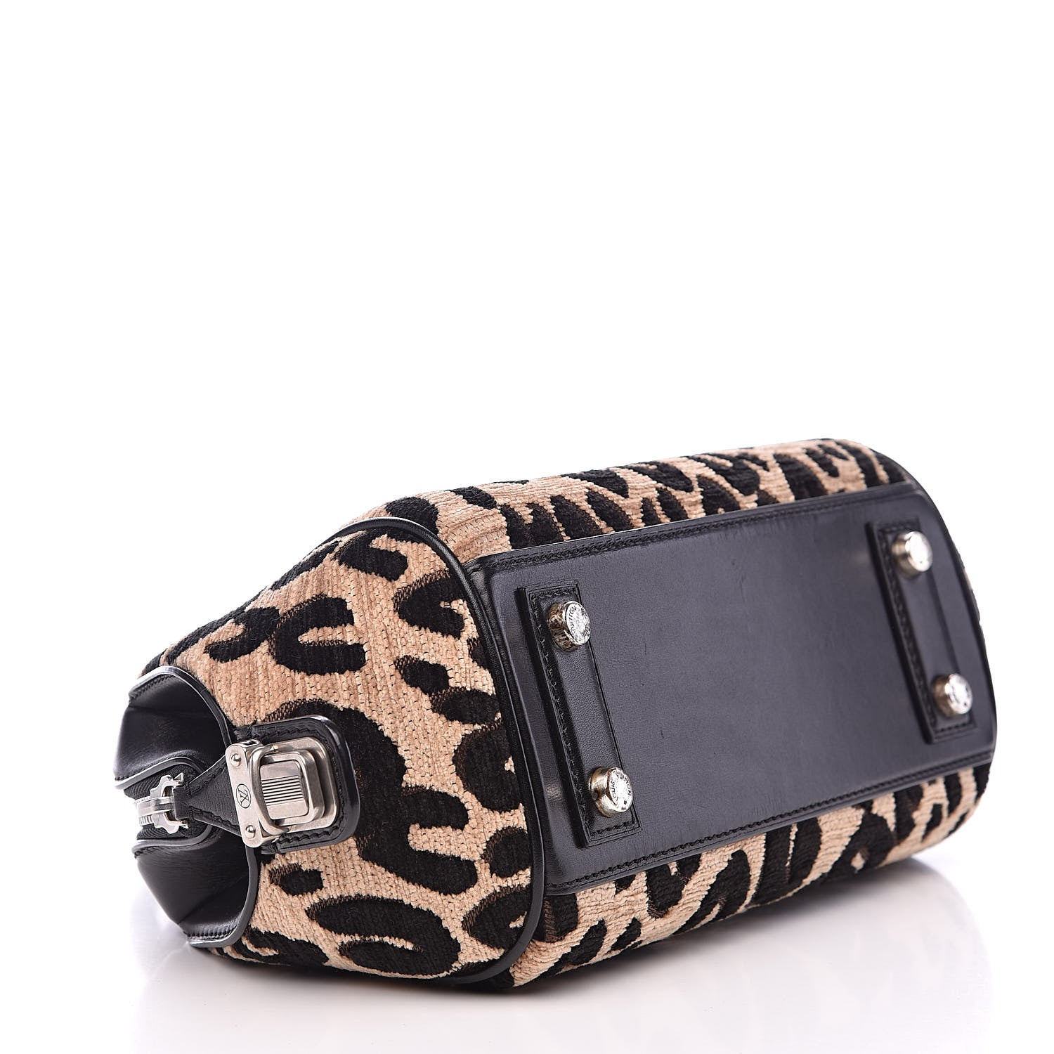 Louis Vuitton Jacquard Velvet Leopard Print Stephen Sprouse Baby Bag 4 of 12
